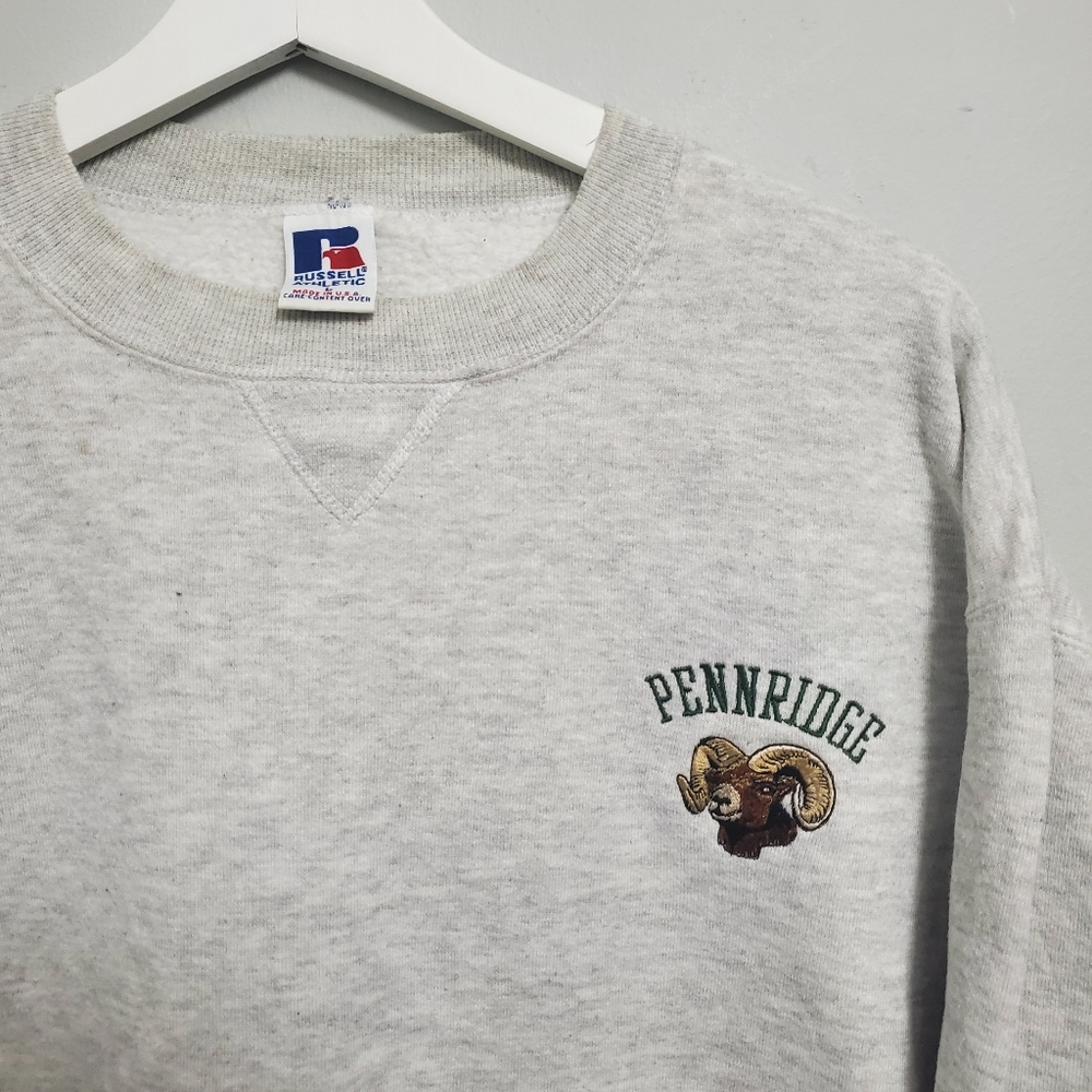 Vintage Pennridge Rams Russell Athletic Crewneck Made in USA